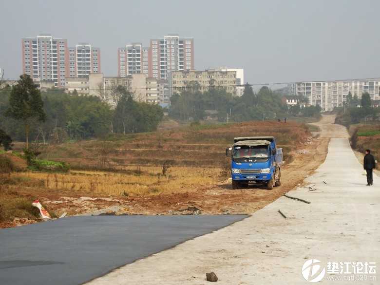 建设中的高安镇荷花产业大道 - 垫江热点 - 垫江论坛