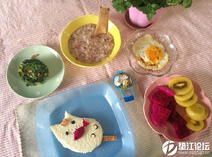 好妈妈不能只是说说,记录我家学童的每日卡通早餐