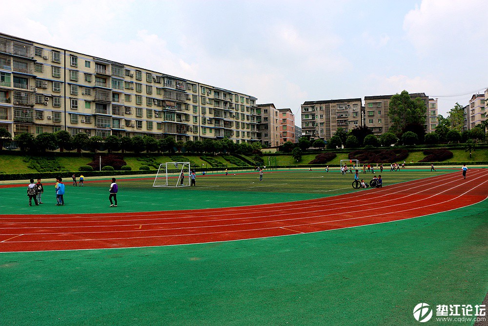 风光摄影砚台小学校园风景