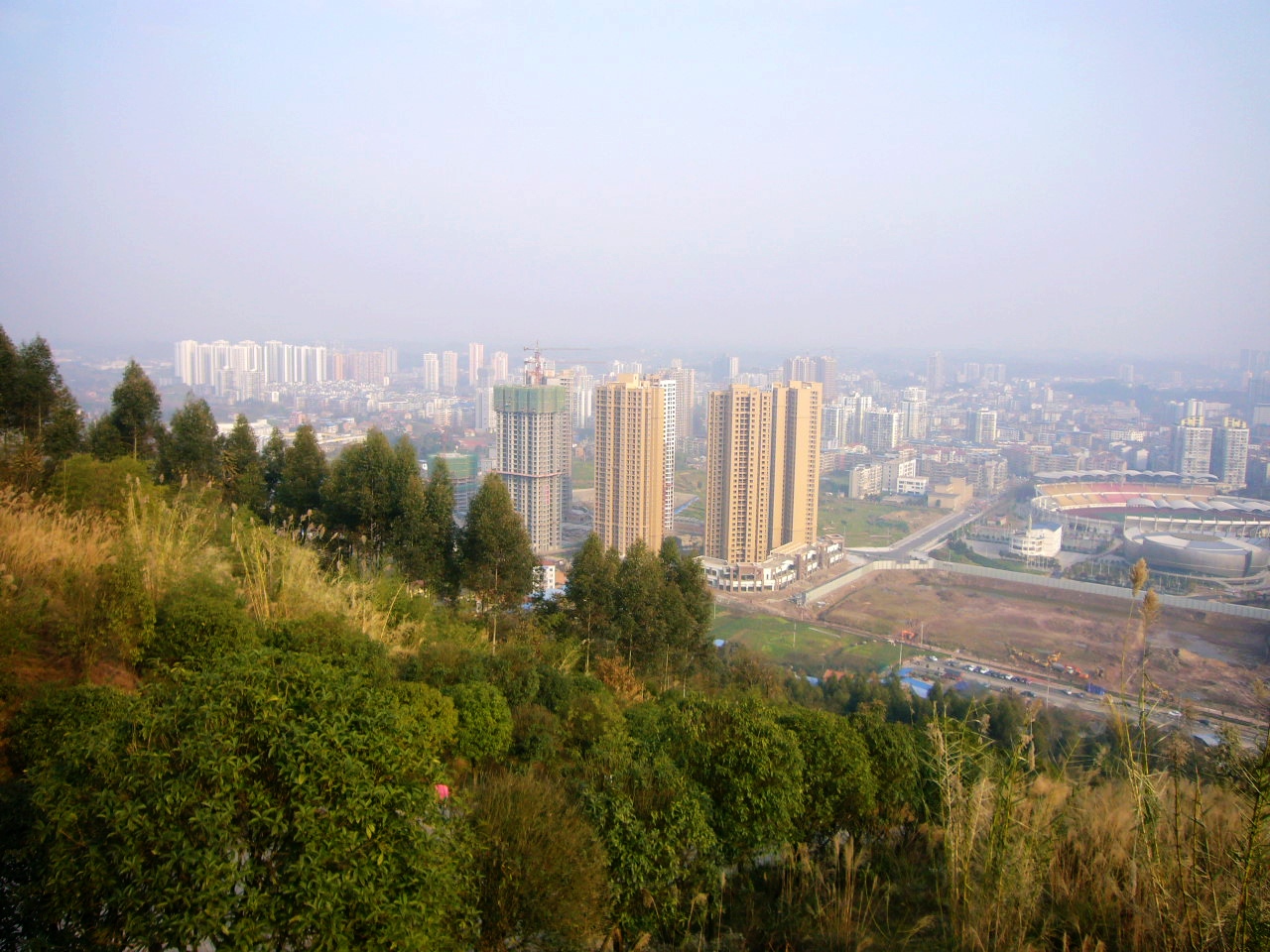 重庆天宝寨公园图片