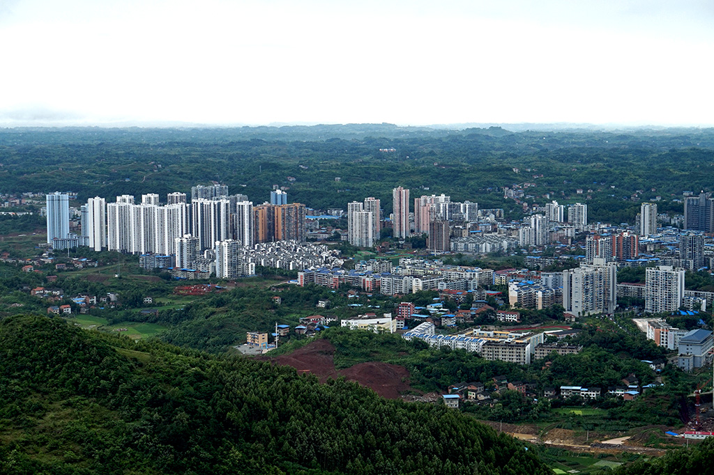 垫江全景图图片