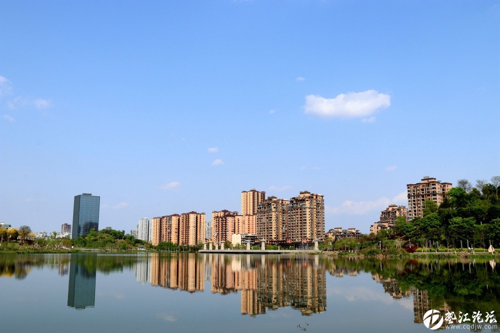 碧水,青山,白雲,藍天,牡丹湖